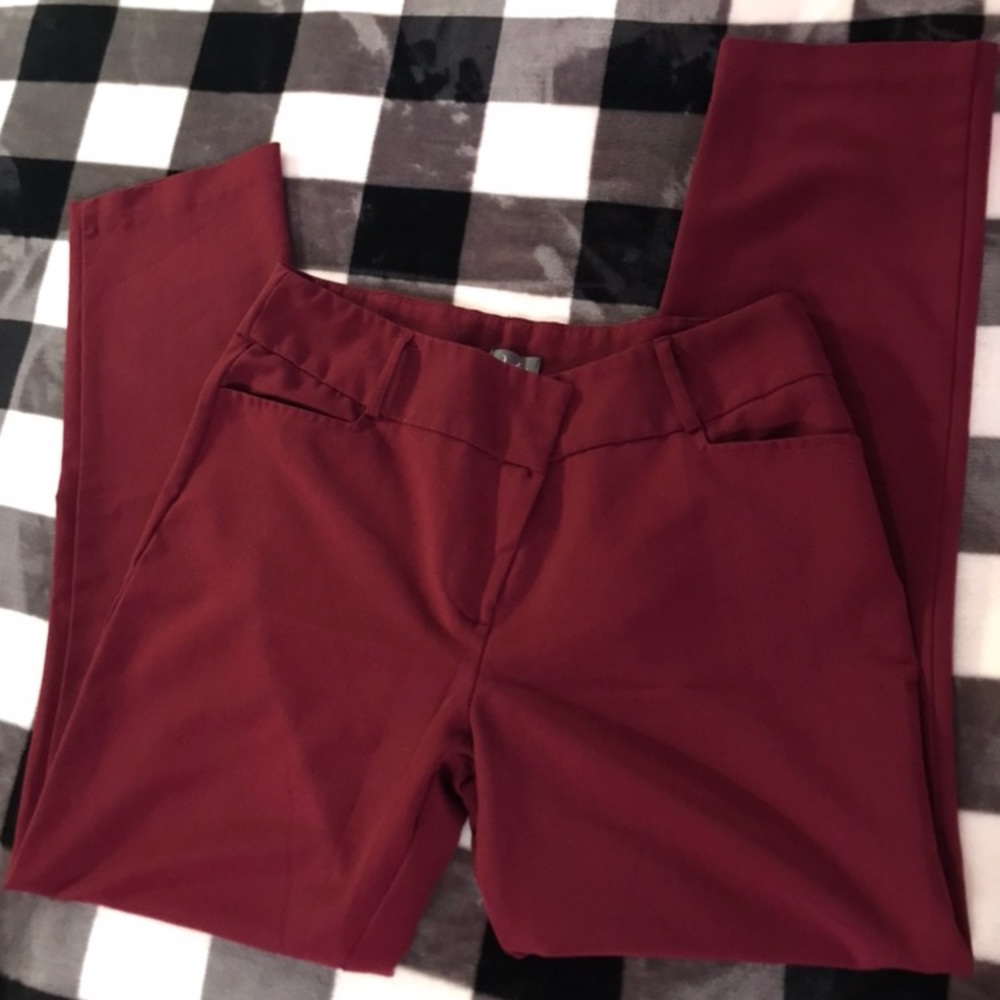Maroon Dress Pants